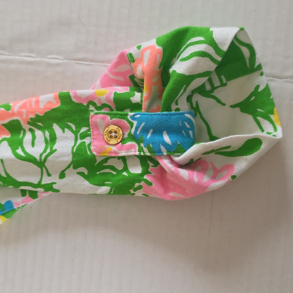 Lilly Pulitzer Multicolor Floral Spring Pima Cotton Dress Size S - Picture 9 of 10